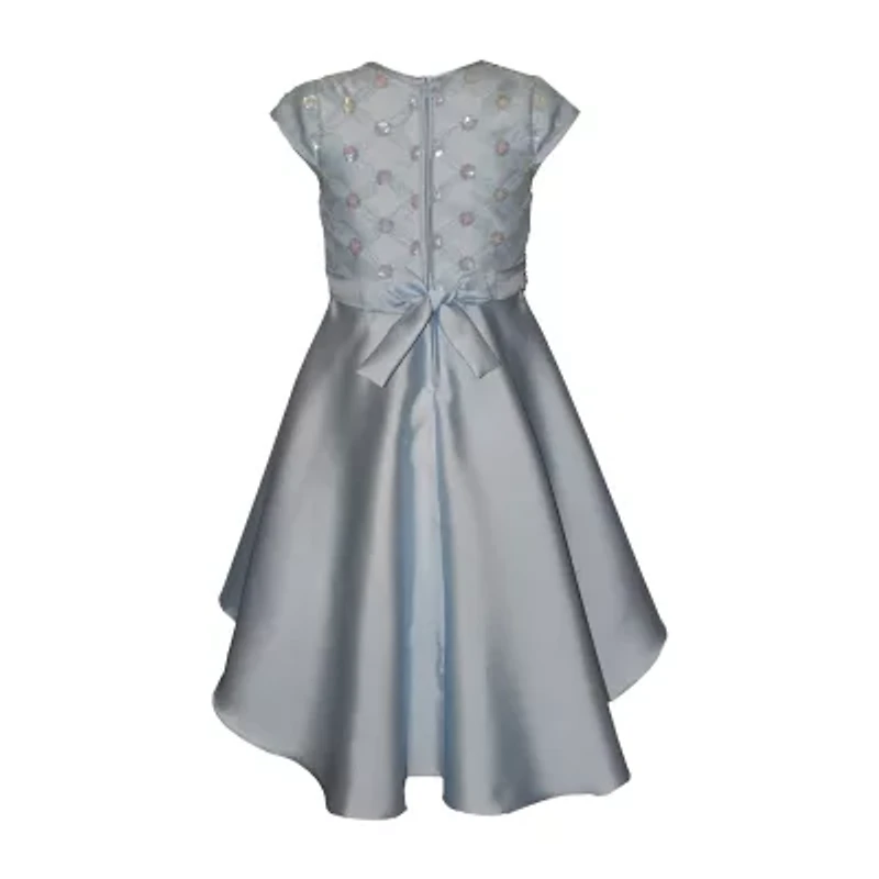 Bonnie Jean Big Kid Girls Short Sleeve Cap Fit + Flare Dress