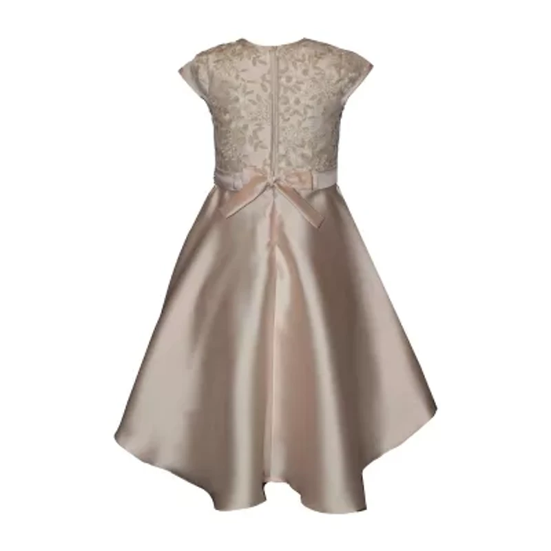 Bonnie Jean Big Kid Girls Short Sleeve Cap Fit + Flare Dress