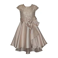 Bonnie Jean Big Kid Girls Short Sleeve Cap Fit + Flare Dress