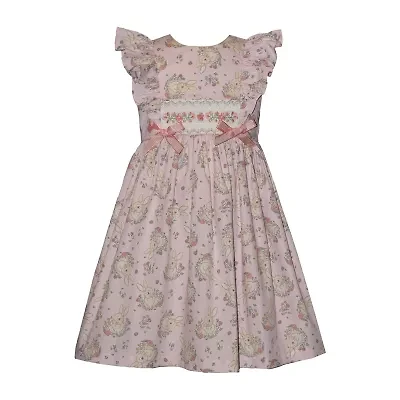 Bonnie Jean Little Girls Short Sleeve Flutter A-Line Dress
