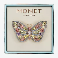Monet Jewelry Multi Color Glass Pin