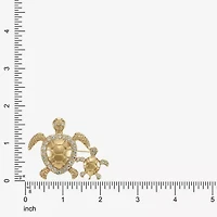 Monet Jewelry Turtle Glass Pin