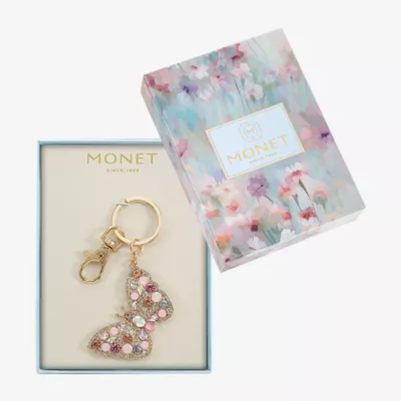 Monet Butterfly Key Chain