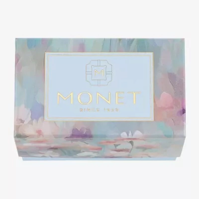 Monet Womens Pink Glass Cuff Bracelet