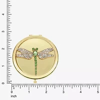 Monet Jewelry Dragonfly Gold Tone Compact Mirror