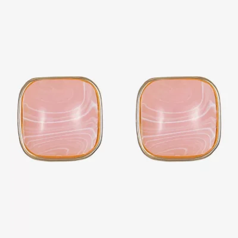 Liz Claiborne Pink 13.7mm Stud Earrings