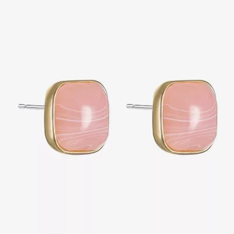 Liz Claiborne Pink 13.7mm Stud Earrings