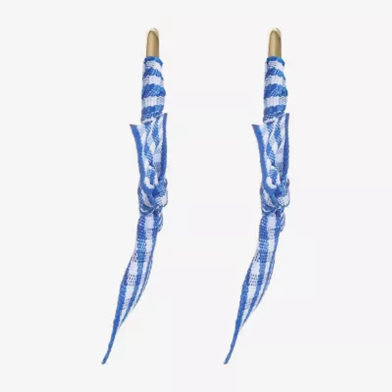 Liz Claiborne Womens 46mm Round Hypoallergenic Hoop Earrings