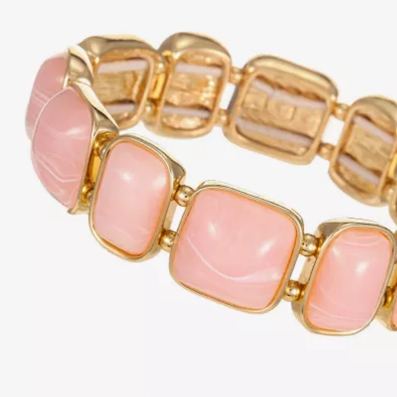 Liz Claiborne Womens Pink Stretch Bracelet