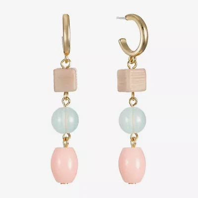 Liz Claiborne Womens Multi Color Drop Earrings