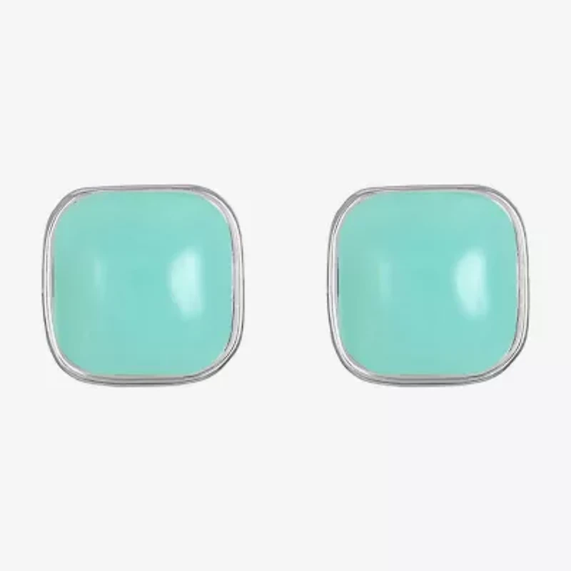 Liz Claiborne Blue 13.7mm Stud Earrings