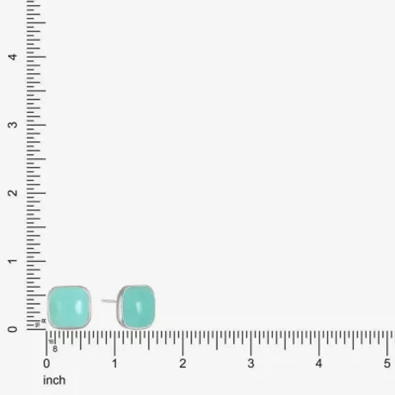 Liz Claiborne Blue 13.7mm Stud Earrings