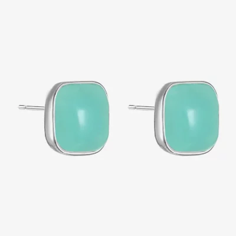 Liz Claiborne Blue 13.7mm Stud Earrings