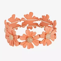 Liz Claiborne Womens Flower Stretch Bracelet