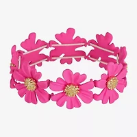 Liz Claiborne Womens Flower Stretch Bracelet