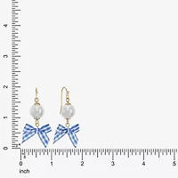 Liz Claiborne Womens Round Drop Earrings