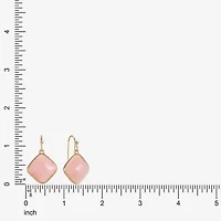 Liz Claiborne Womens Pink Drop Earrings