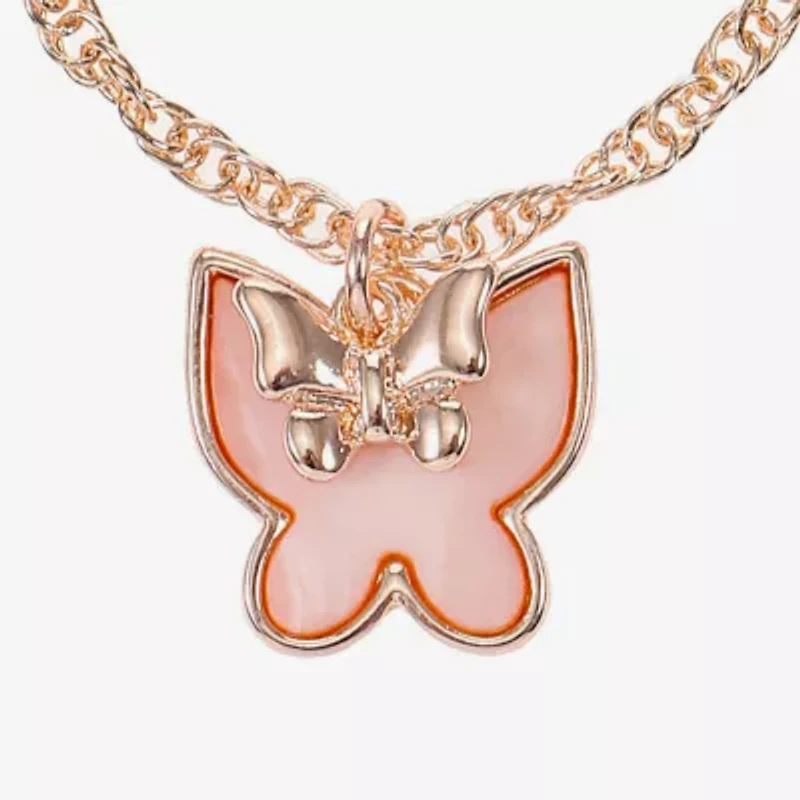 Liz Claiborne Womens Shell Butterfly 2-pc. Jewelry Set