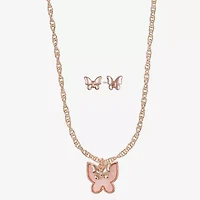 Liz Claiborne Womens Shell Butterfly 2-pc. Jewelry Set