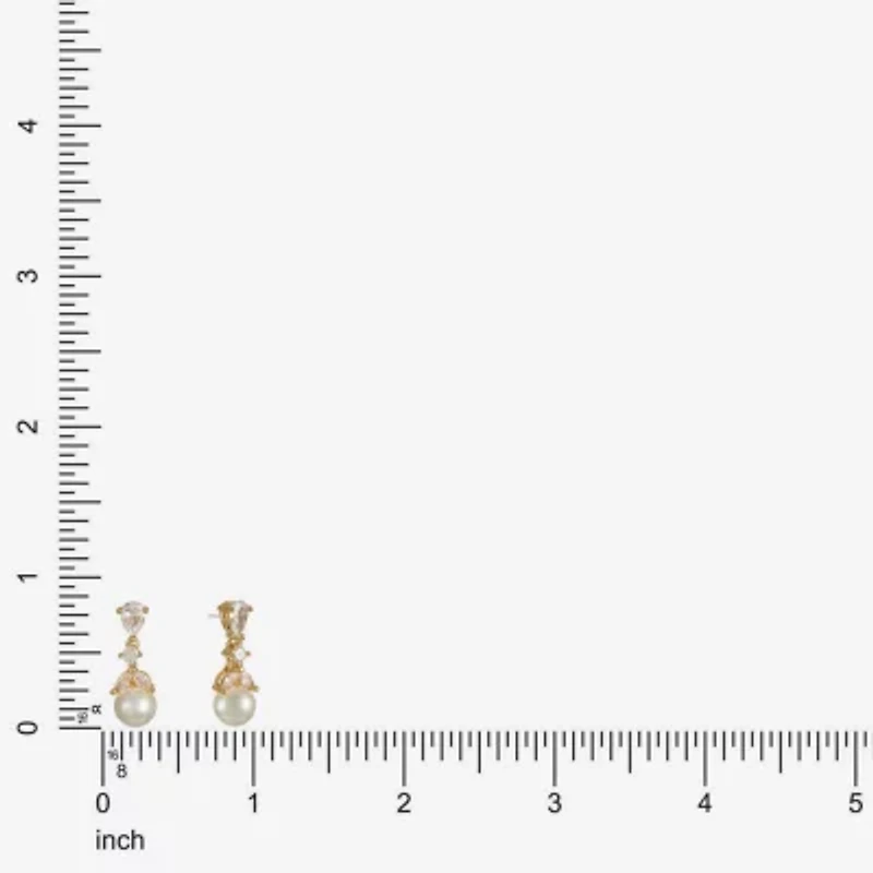 Monet Jewelry Womens Glass Hypoallergenic Drop Earrings