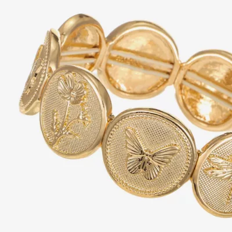 Monet Jewelry Womens Round Stretch Bracelet