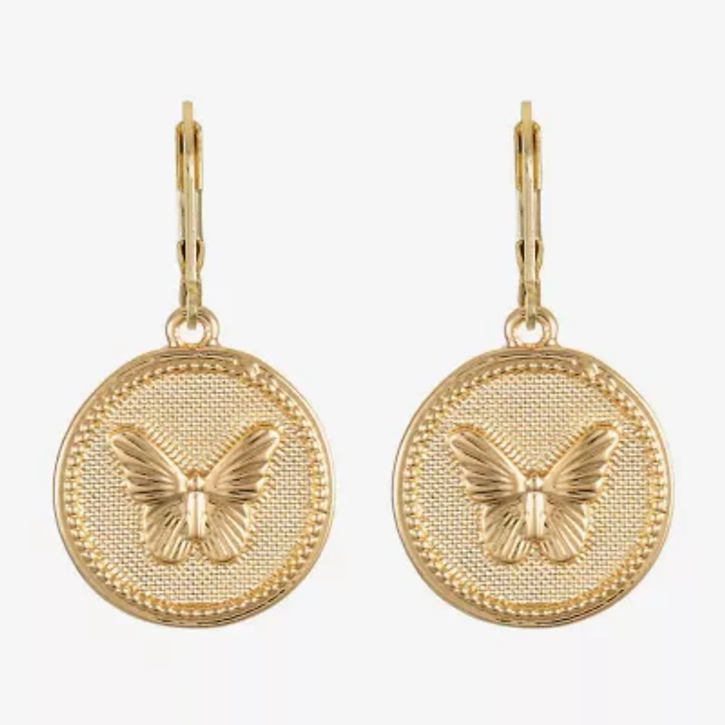 Monet Jewelry Womens Round Drop Earrings