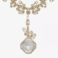 Monet Jewelry Womens Glass 17 Inch Y Necklace