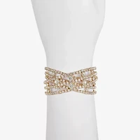 Monet Jewelry Womens Glass Cuff Bracelet