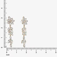Monet Jewelry Womens Glass Marquise Hypoallergenic Drop Earrings