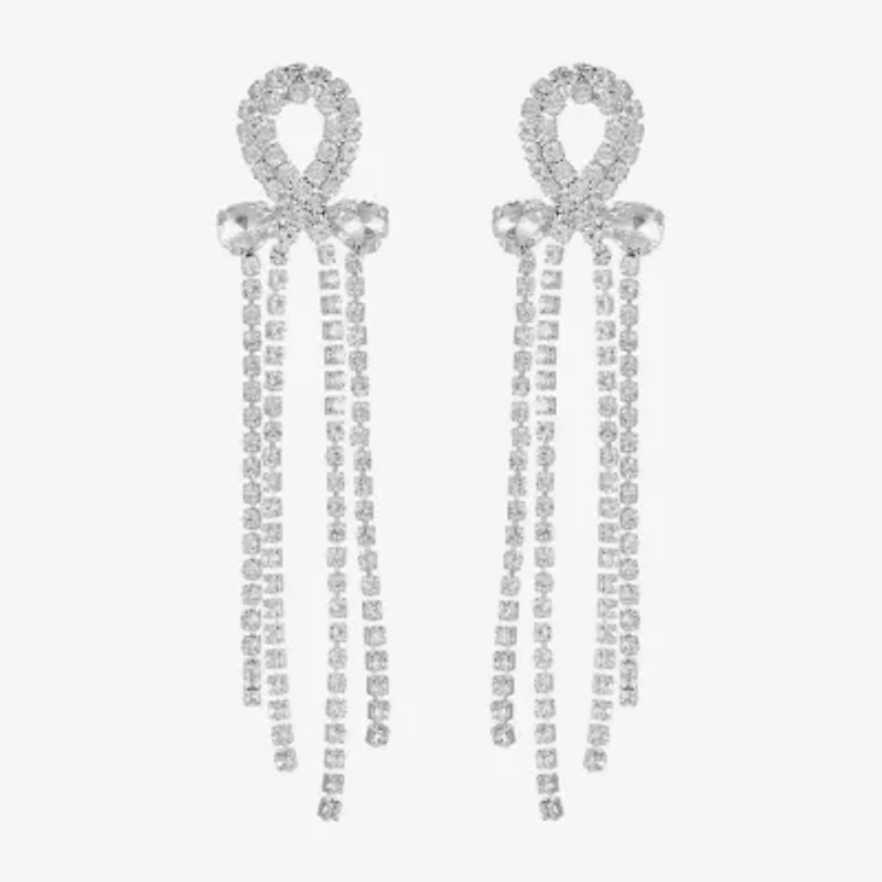 Monet Jewelry Womens Glass Pear Hypoallergenic Drop Earrings