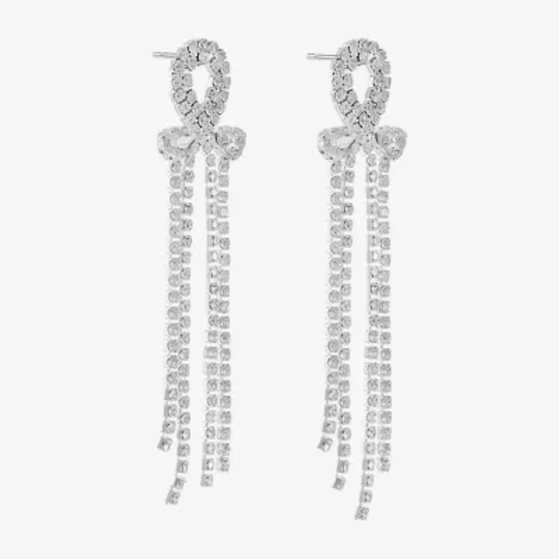 Monet Jewelry Womens Glass Pear Hypoallergenic Drop Earrings