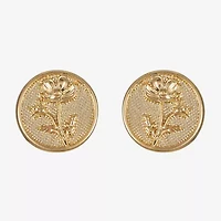 Monet Jewelry 16mm Round Stud Earrings