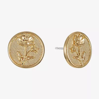 Monet Jewelry 16mm Round Stud Earrings