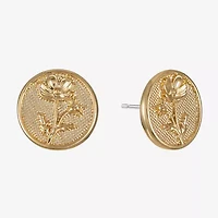 Monet Jewelry 16mm Round Stud Earrings