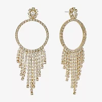 Monet Jewelry Womens Glass Round Hypoallergenic Drop Earrings