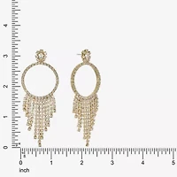 Monet Jewelry Womens Glass Round Hypoallergenic Drop Earrings