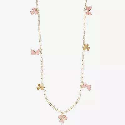 Liz Claiborne Womens Glass 34 Inch Strand Necklace