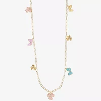 Liz Claiborne Womens Glass 34 Inch Strand Necklace