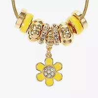 Liz Claiborne Womens Glass Flower 2-pc. Jewelry Set