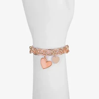 Liz Claiborne Womens Shell Heart Stretch Bracelet