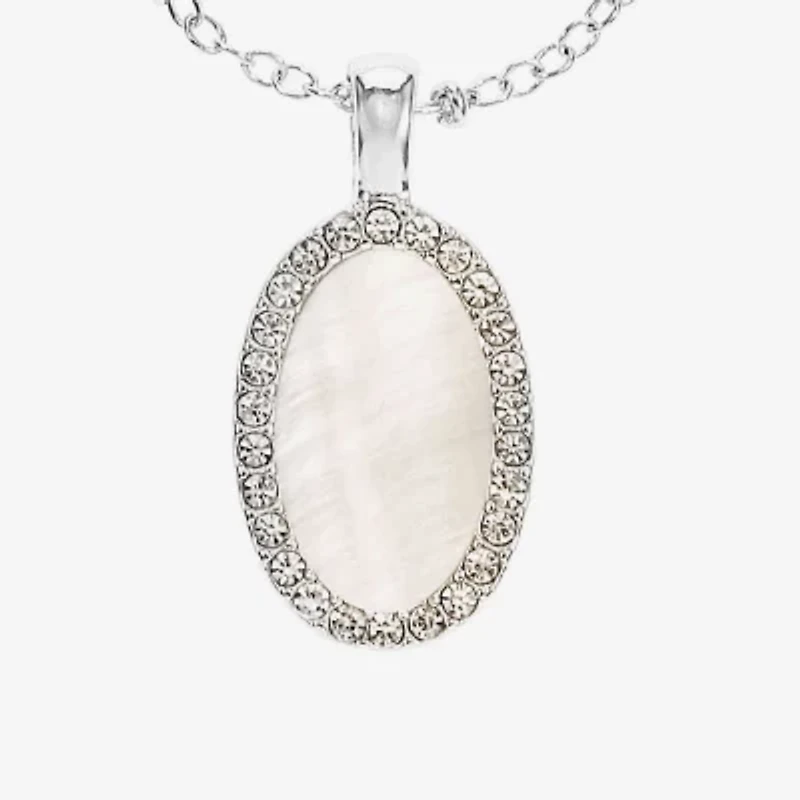 Liz Claiborne Womens Shell Oval 2-pc. Jewelry Set