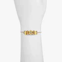 Liz Claiborne Womens Glass Flower Charm Bracelet