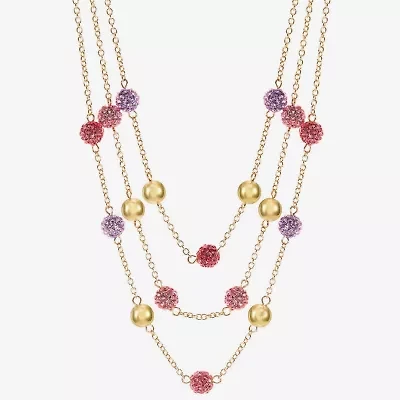 Monet Jewelry Womens Glass 18 Inch Strand Necklace