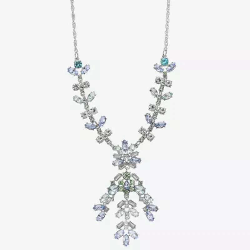 Monet Jewelry Womens Blue 18 Inch Statement Necklace