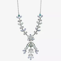 Monet Jewelry Womens Blue 18 Inch Statement Necklace