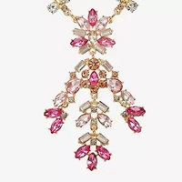 Monet Jewelry Womens Pink 18 Inch Statement Necklace