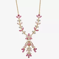 Monet Jewelry Womens Pink 18 Inch Statement Necklace