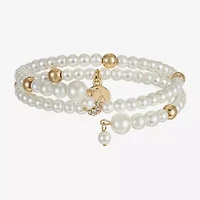 Liz Claiborne Womens Glass Wrap Bracelet