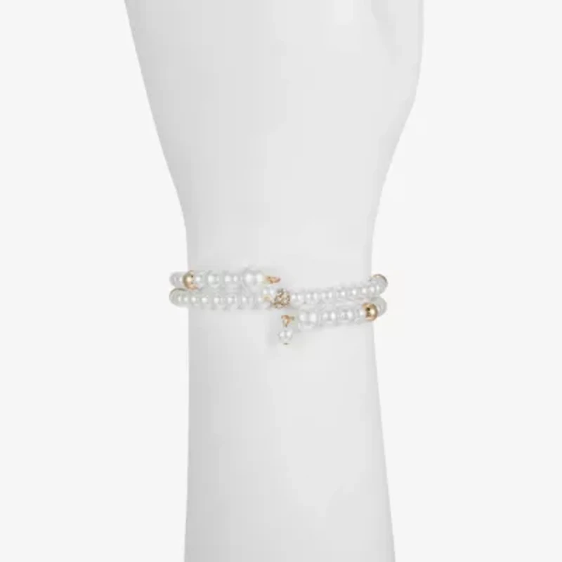 Liz Claiborne Womens Glass Wrap Bracelet
