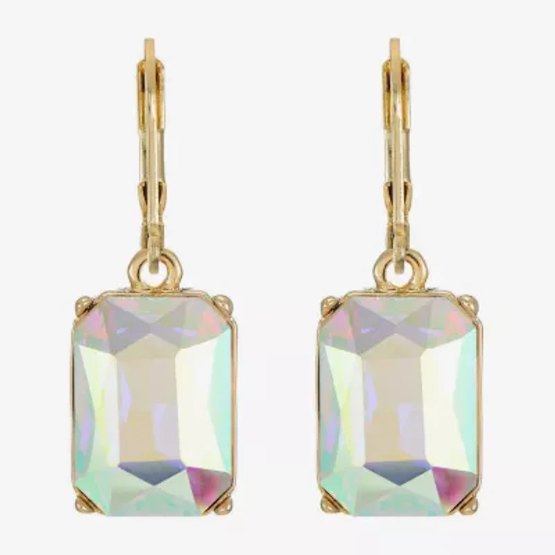 Monet Jewelry Womens Glass Drop Earrings